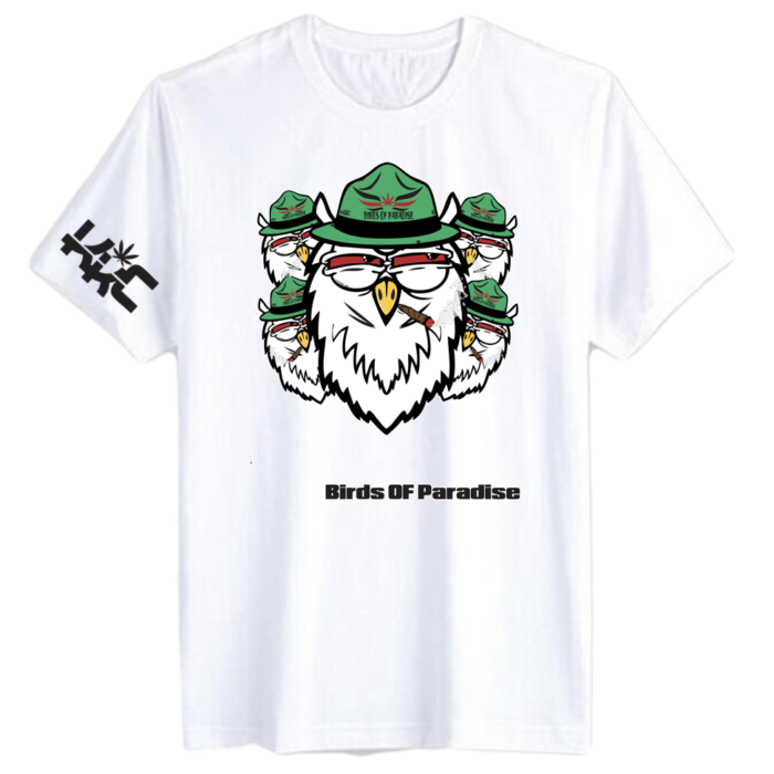White_birds_of_paradise_t-shirt